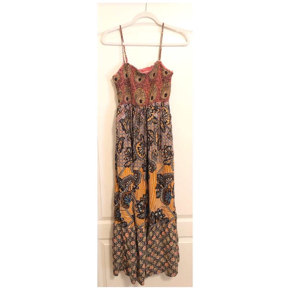 Anthropologie Jamila Smocked Maxi Dress - Picture 2 of 5
